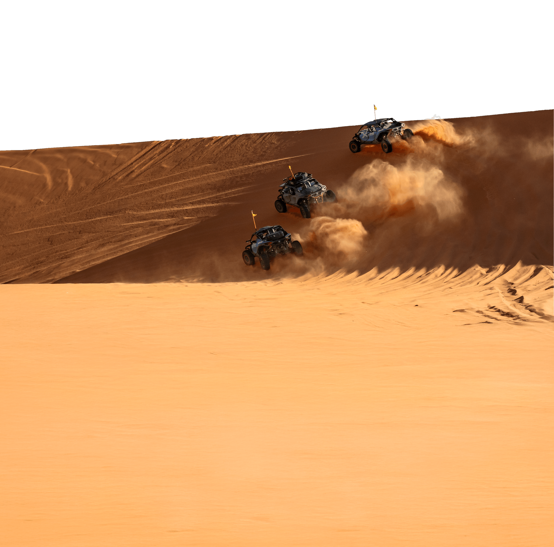 atv on sand dune